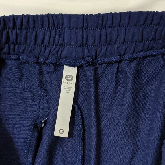 NWT Glyder Vintage Oversized Sweat Short, Color Indigo Size 1X - Picture 10 of 12
